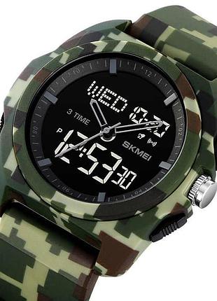Часы наручные skmei, camo green 2