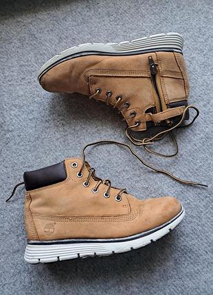 Демисезонные подростковые ботинки timeberland killington (модель killington 6-inch / chukka) размер 34