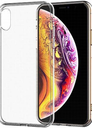 Tpu чехол epic transparent 1,5mm для apple iphone xs max (6.5") бесцветный (прозрачный)