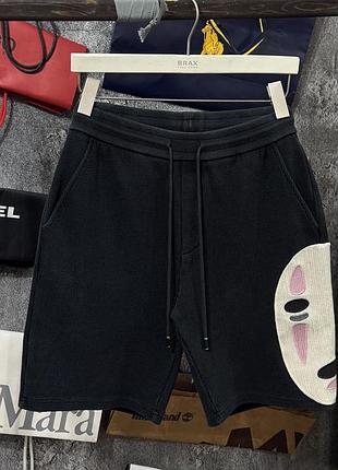 Шорти чоловічі leowe & studio ghibli spirited away no face kaonashi оригінал чорний s m