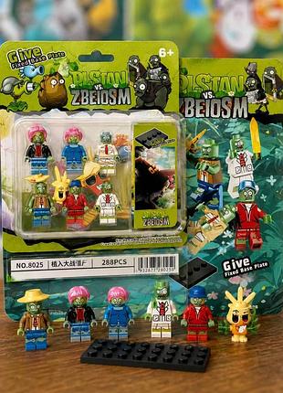 Конструктор zombies vs plants mini figures