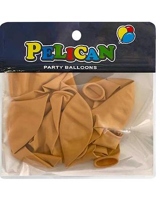 Латексные шарики "( ) винтажный телесный, pelican 10шт