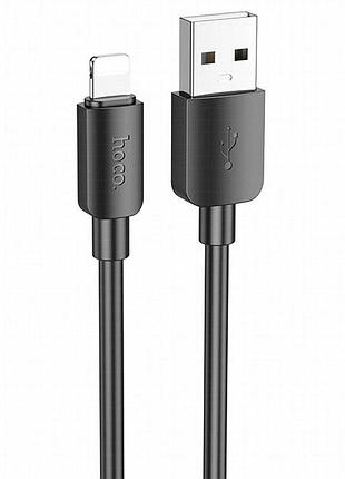 Дата кабель hoco x96 hyper usb to lightning 12w (0.25m) black