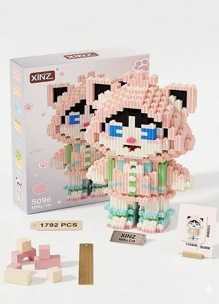 Створіть власну фігурку milky cat! цей конструктор на деталі