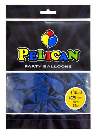 Латексні кульки "( ) пастель синій, pelican 50шт