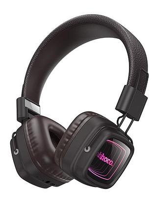 Бездротові накладні навушники hoco earl ⅲ abyss mirror bt headphones brown ( )
