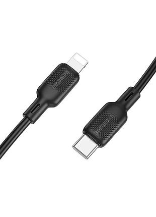 Кабель borofone lenny pd silicone charging data cable ) black ( )