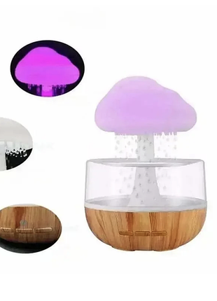Увлажнитель воздуха гриб с эффектом дождя с подсветкой mushroom art ( )
