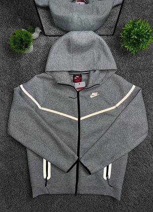 Чоловіче худі nike tech fleece reflective сіре