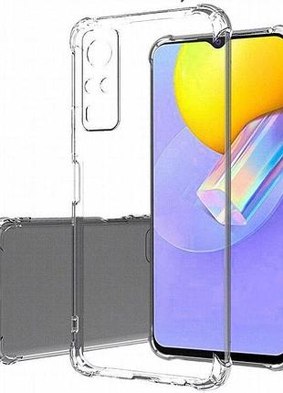 Tpu чехол getman ease logo усиленные углы full camera для vivo y51a бесцветный (прозрачный)