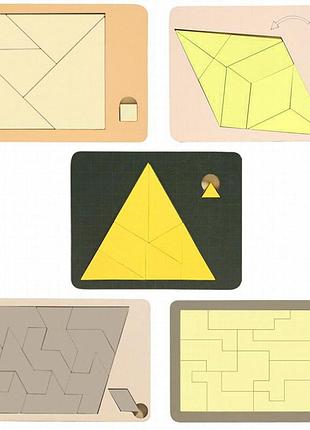 Детская интерактивная головоломка ummi wooden puzzle random application