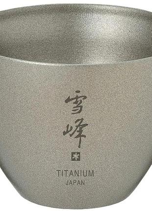 Рюмка snow peak tw-020 titanium sake cup