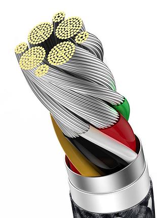 Кабель baseus dynamic series fast charging data cable usb to type-c slate gray ( ) 4