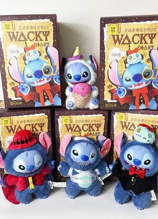Стіч wacky. м'яка іграшка брелок 16см, в пакеті та подарунковій коробці ( )