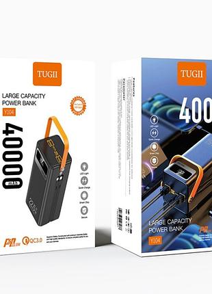 Умб power bank wuw tugii.. (with cable lightning+micro+type-c+usb)