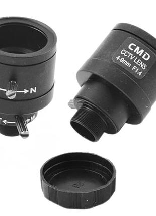 Варіофокальний об'єктив cctv pt. manual iris