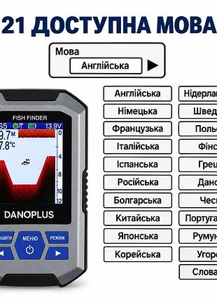Бездротовий ехолот danoplus дальність до 200 м. 5