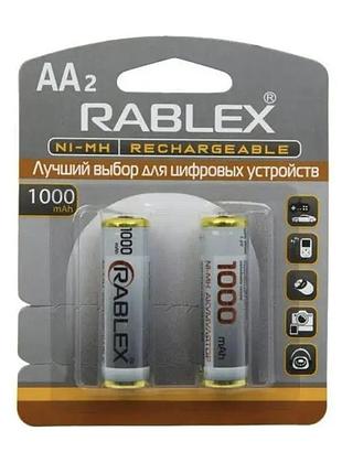 Аккумуляторы rablex (. / mah / ni-mh / aa / блистер / 2 шт.)