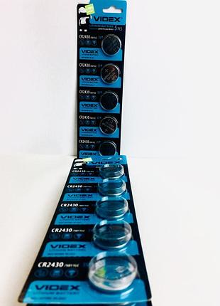 Батарейка літієва videx 5 pcs blister card