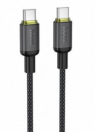 Дата кабель hoco x128 benefit type-c to type-c 60w (1m) black