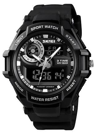 Годинники наручні skmei, black 2