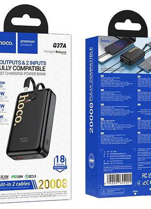 Умб power bank hoco graceful. (with cable type-c+lightning)