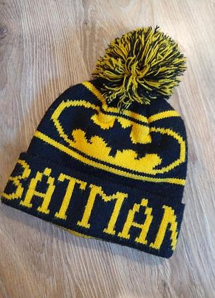 Зимова шапка для хлопчика  batman, 3-6 років