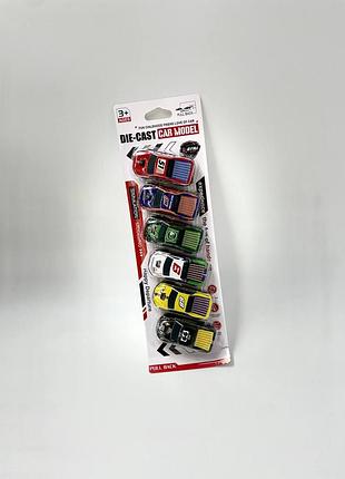 Колекційний набір з металевих інерційних машинок die-cast
