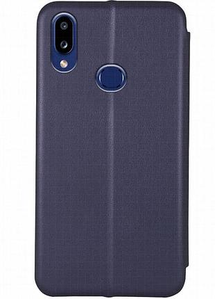 Кожаный чехол-книжка classy для xiaomi redmi note 7 / note 7 pro / note 7s темно-синий 2