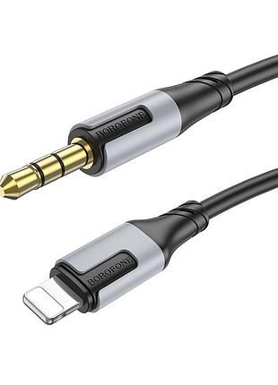 Аудіокабель borofone ip to. male, tpe,, black ( )