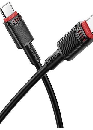 Кабель usb type-c — usb type-c borofone,,, м, чорний 3