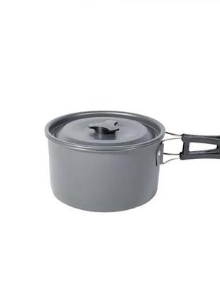 Алюмінієвий туритичний набір посуду (каструлі, сковорідка, чайник) cooking set ( )