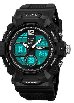 Часы наручные skmei, black 2