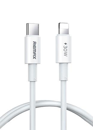 Кабель remax dofon series pd fast charging data cable (c-l) white ( )