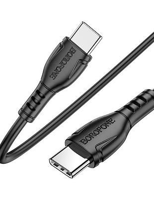 Кабель borofone triumph charging data cable type-c to type-c black ( ) 5