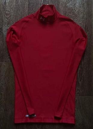 Красное мужское спортивное компрессионное термо under armour размер m