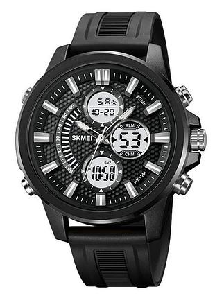 Годинники наручні skmei, black-white