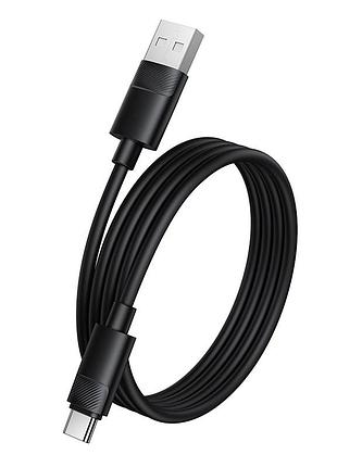 Кабель borofone leya silicone charging data cable type-c black ( ) 4
