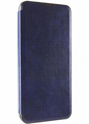 Кожаный чехол-книжка belora для xiaomi redmi note 10 pro / 10 pro max midnight blue