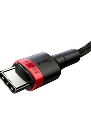 Кабель baseus cafule. flash charging type-c for type-c cable ( red+black ( ) 5