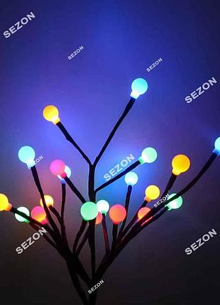 Світлодіодне дерево з кульками, led, кольорове, см