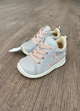 Черевички шкіряні оригінал ecco first рр.19