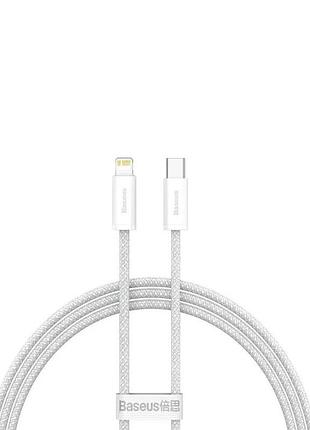 Кабель baseus dynamic series fast charging data cable type-c to ip white ( )