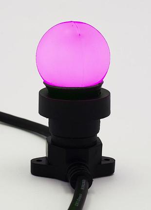 Лампочка led рожева