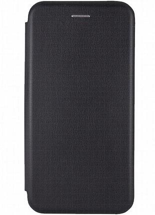 Кожаный чехол-книжка classy для apple iphone 7 / 8 / se (2020) (4.7") черный