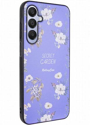 Tpu+pc чехол secret garden для samsung galaxy a15 4g/5g lilac