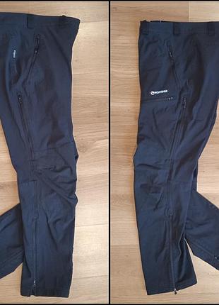 Треккинговые технологичные softshell брюки montane terra mission pants