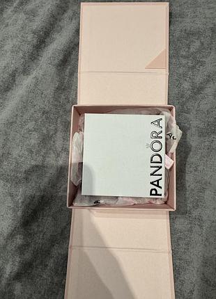 Браслет для жінок pandora срібло 925 червоне серце