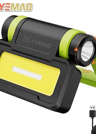 Ліхтар yemao ), li-ion акумулятор, power bank, зу type-c, магніт
