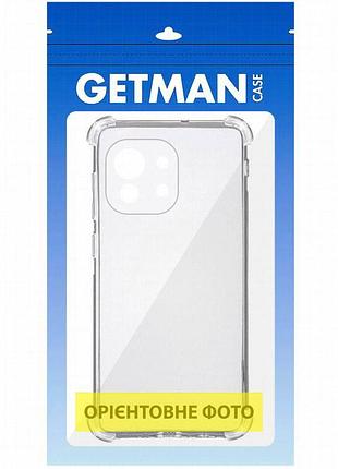 Tpu чехол getman ease logo усиленные углы full camera для xiaomi redmi 15 4g (global) / 5g бесцветный (прозрачный) 4